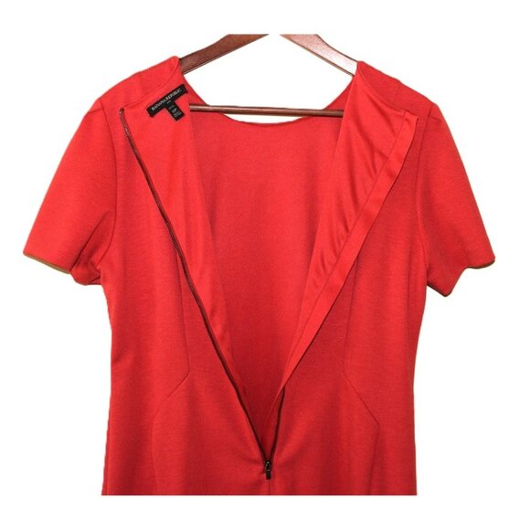 nwot BANANA REPUBLIC Midi Pencil Dress in Terracotta - Size 12P - Picture 4 of 7